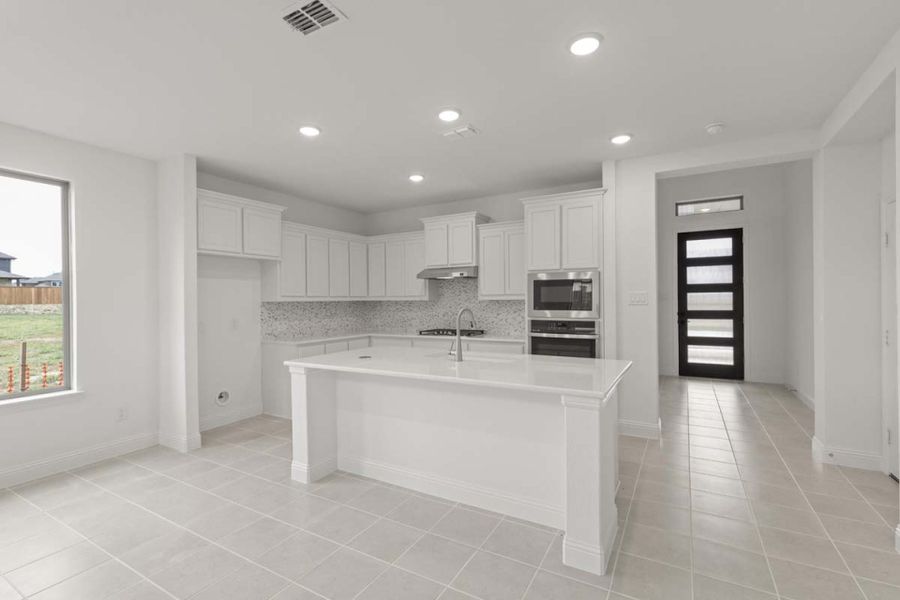 Furnished interior view inside a new home in Sutton Fields, Celina (Image 4). Furnished interior view inside a new home in Sutton Fields, Celina (Image 4).