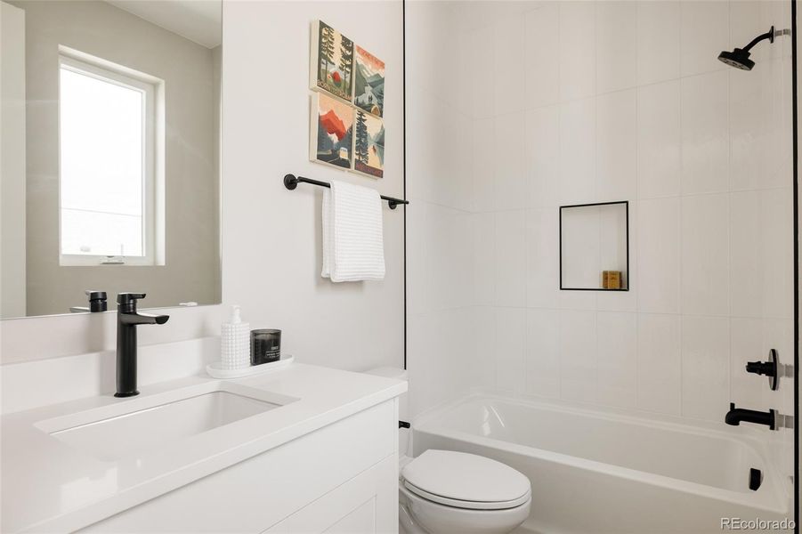 Furnished interior view inside a new home in , Denver (Image 27). Furnished interior view inside a new home in , Denver (Image 27).