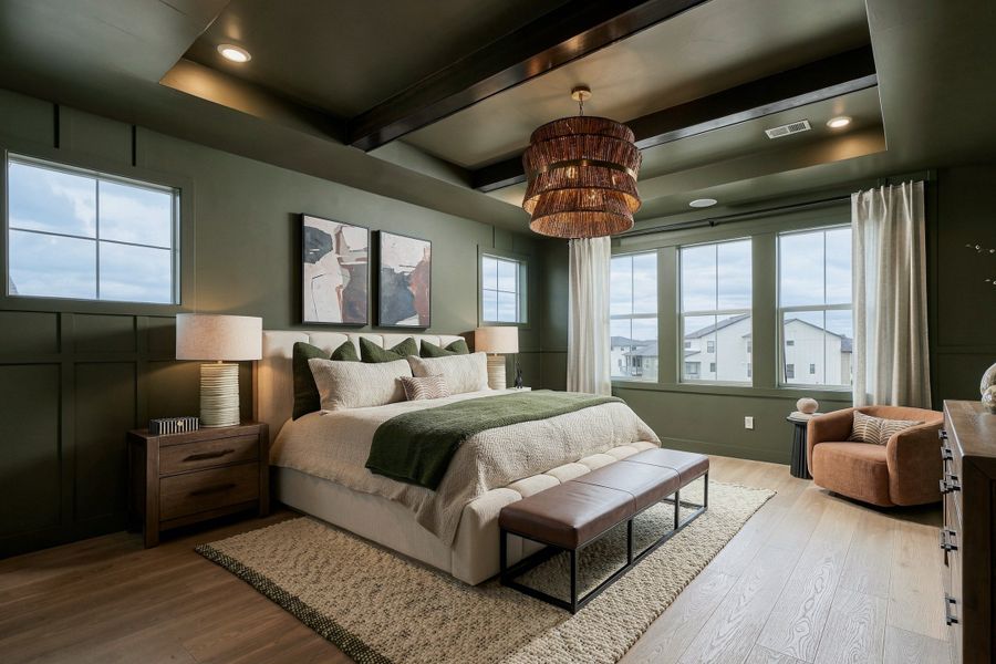 Representative furnished interior of a home built from the Crestmont by Taylor Morrison in Macanta, Castle Rock (Image 5).