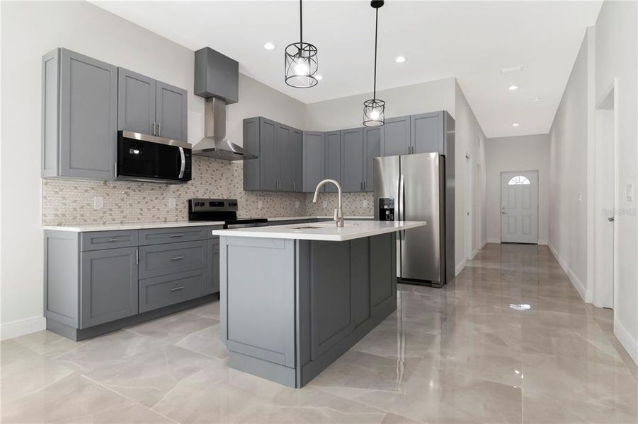 Furnished interior view inside a new home in , Tampa (Image 6).