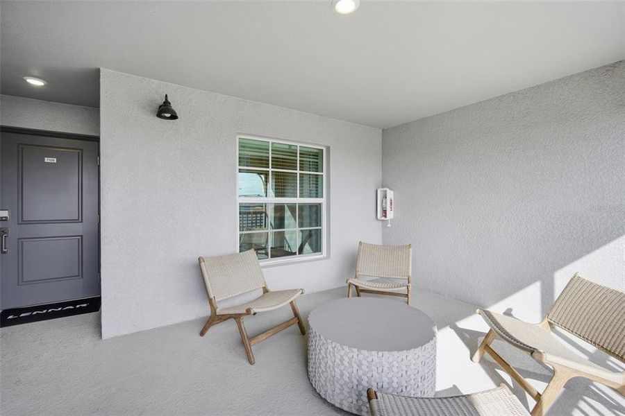 Exterior details and patio area of a home in Calusa Country Club, Lakewood Ranch (Image 2). Exterior details and patio area of a home in Calusa Country Club, Lakewood Ranch (Image 2).