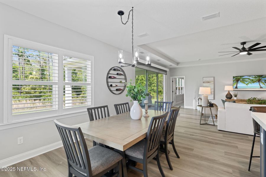 Furnished interior view inside a new home in , St. Augustine (Image 46).