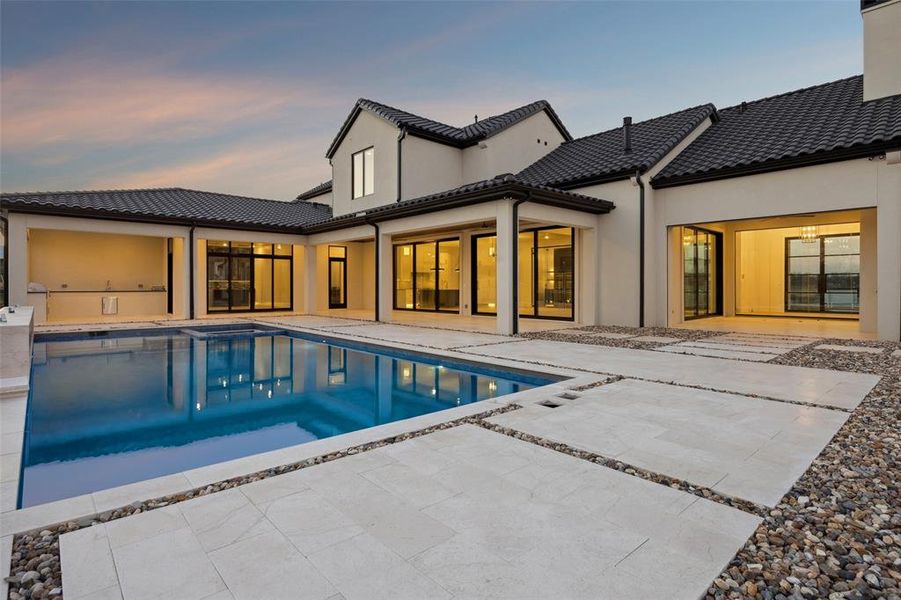 Exterior details and patio area of a home in , Bartonville (Image 28).
