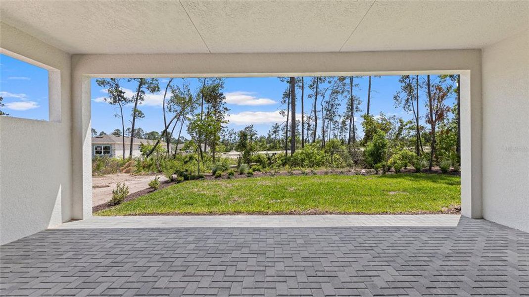Exterior details and patio area of a home in Cresswind DeLand, Deland (Image 19).