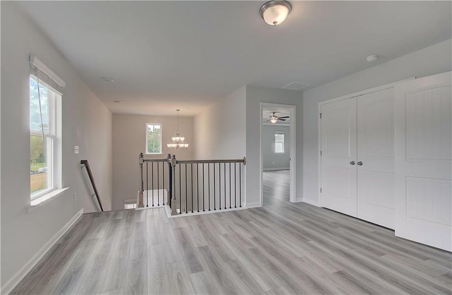 Spacious, unfurnished interior of a new home in Enclave at Evergreen, Fairburn (Image 28).