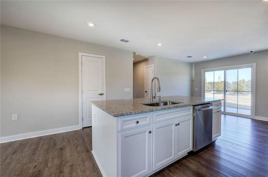 Furnished interior view inside a new home in Serenity 55+, Dallas (Image 7).
