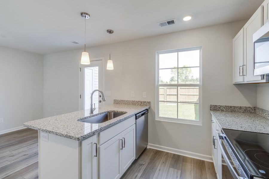 Furnished interior view inside a new home in Astoria, Columbia (Image 10).