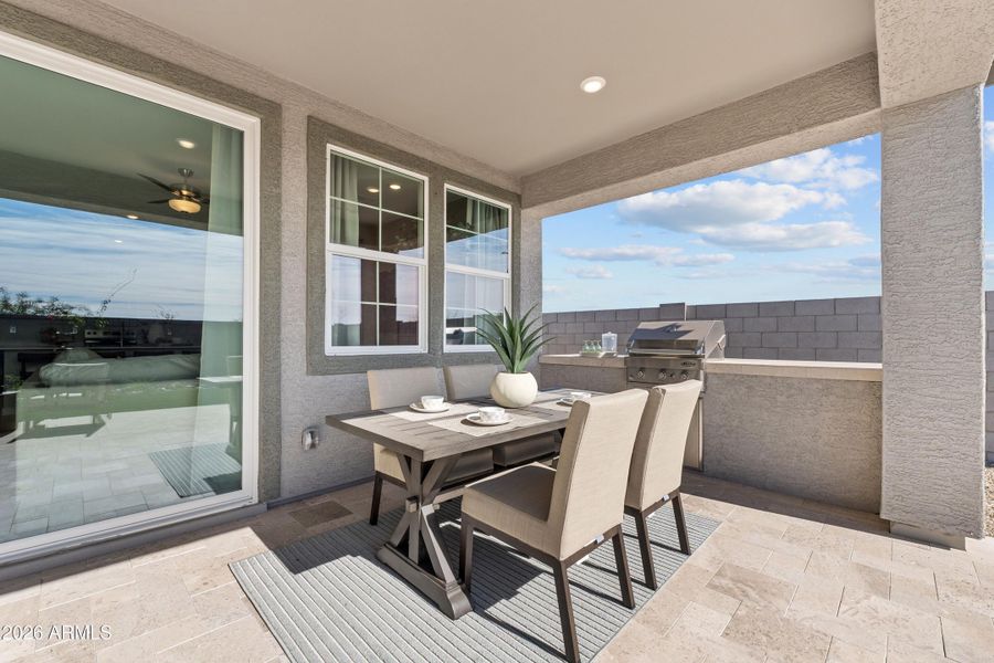 Back patio Back patio