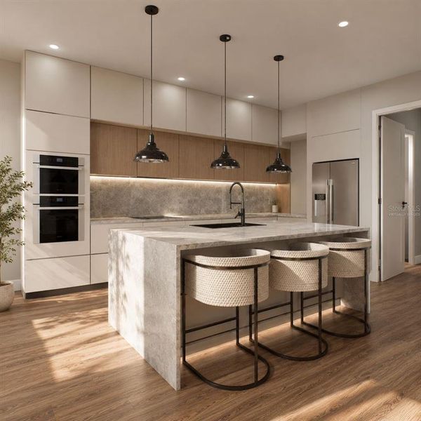 Furnished interior view inside a new home in , Orlando (Image 9).