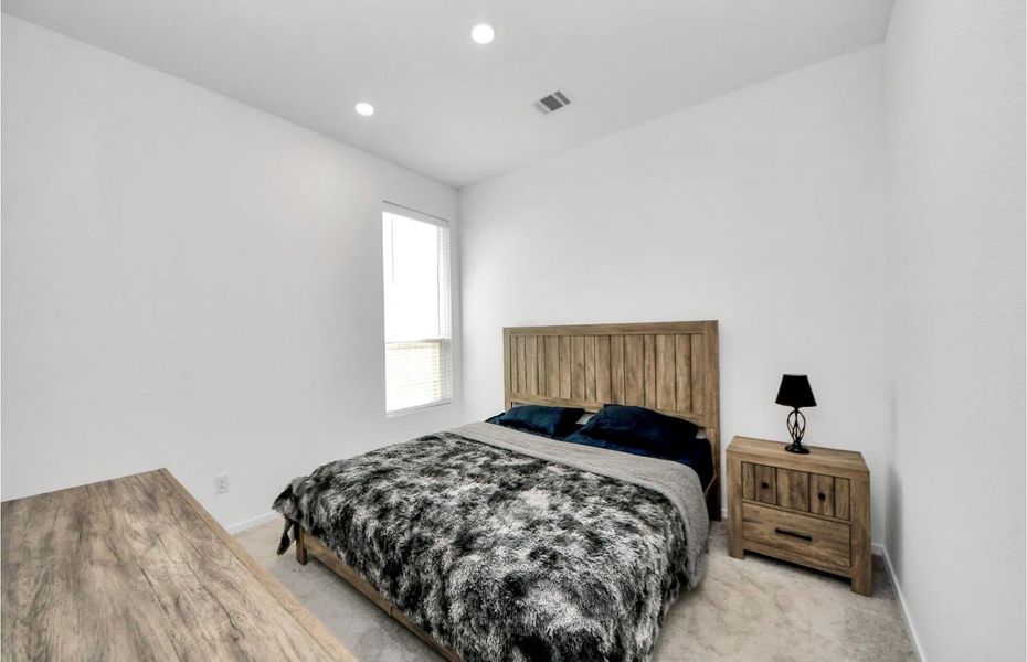 Furnished interior view inside a new home in Cross Creek West: Richmond Collection, Fulshear (Image 30).