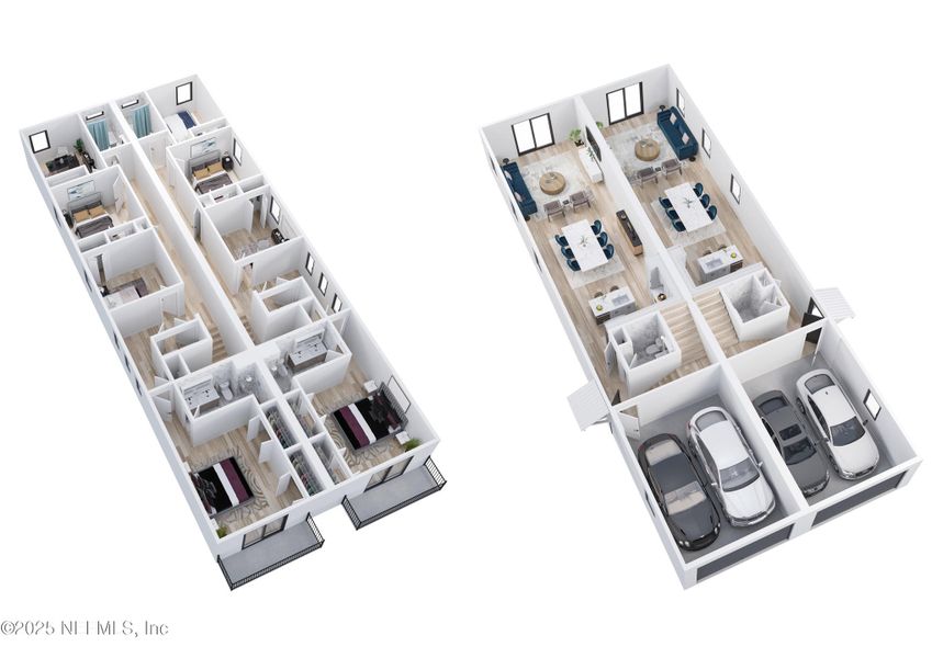 2D floor plan layout of this home in , Jacksonville Beach, FL (Image 5).