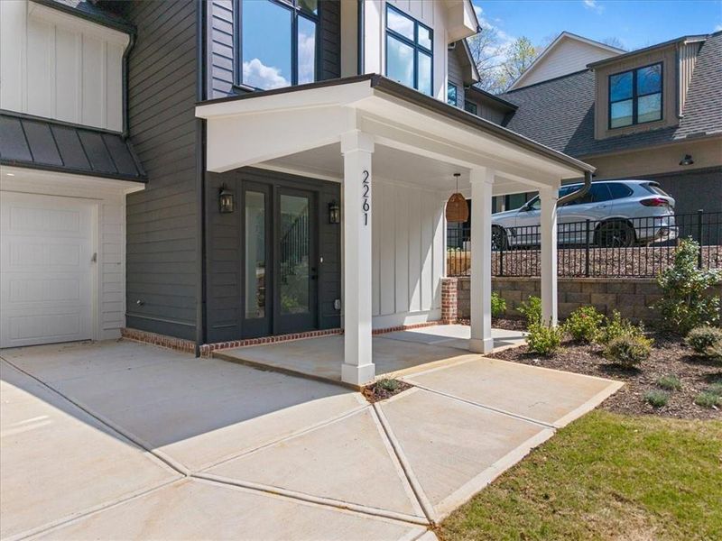 Exterior details and patio area of a home in , Atlanta (Image 3).