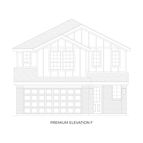 Representative rendering of the exterior for the Jackson Select F by First Texas Homes (Image 8).