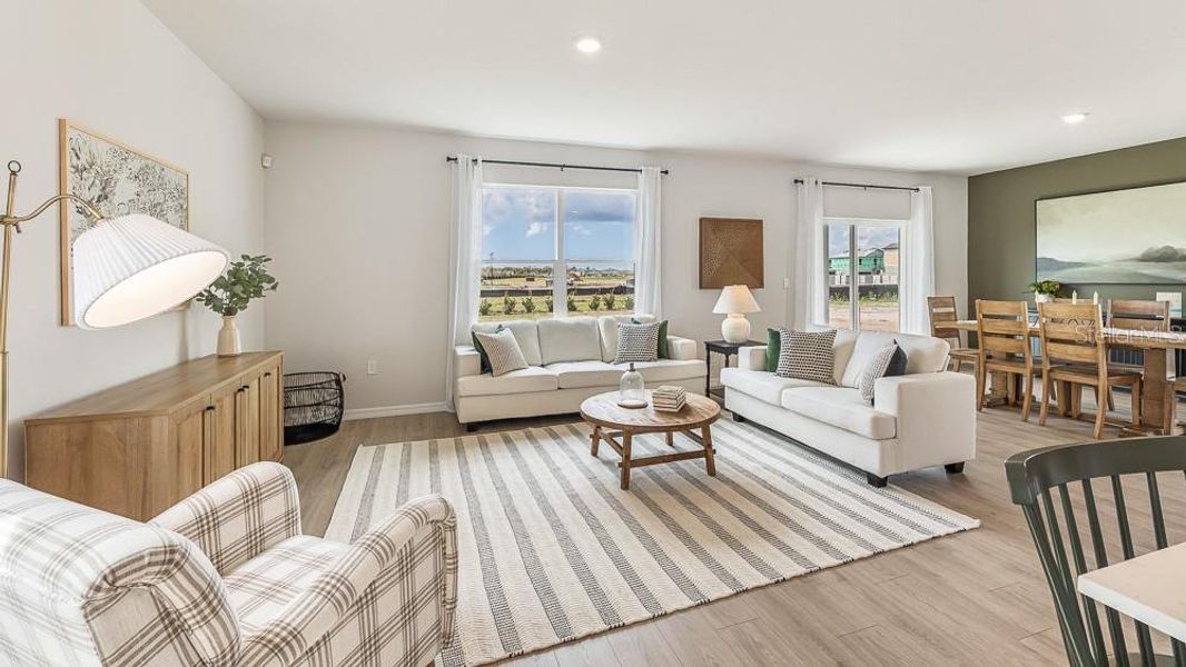 Furnished interior view inside a new home in Bella Lago, Parrish (Image 8).