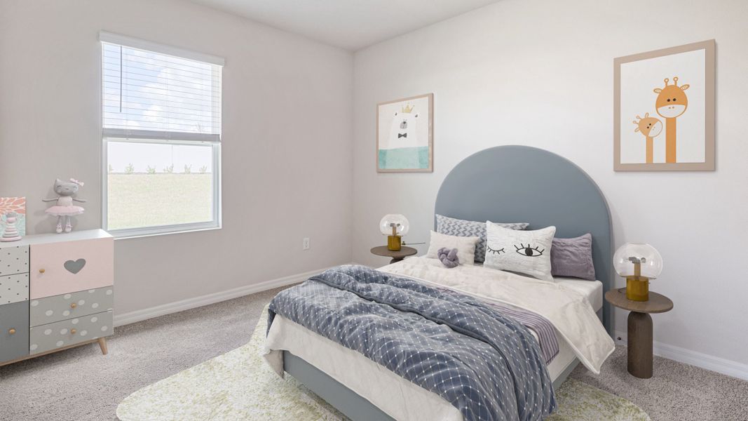 Furnished interior view inside a new home in Oakfield Trails, Parrish (Image 12).