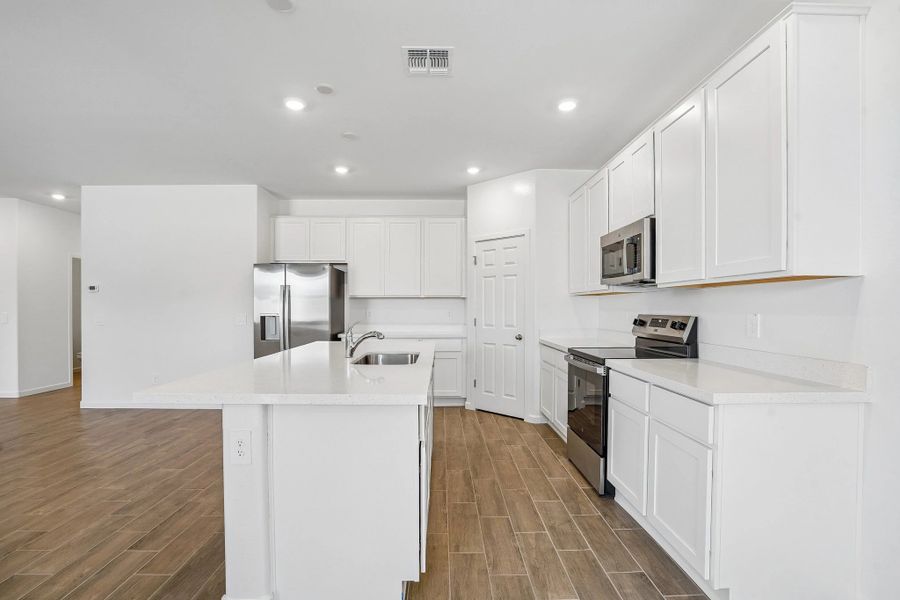 Kitchen featuring the Essentials finishes Kitchen featuring the Essentials finishes