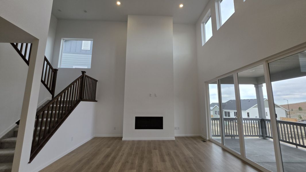 Spacious, unfurnished interior of a new home in Trailstone, Arvada (Image 15). Spacious, unfurnished interior of a new home in Trailstone, Arvada (Image 15).