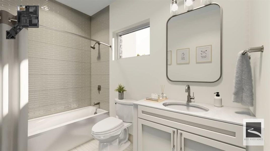 Furnished interior view inside a new home in Azalea Park, Fort Worth (Image 6).