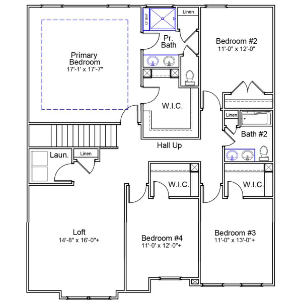 2D floor plan layout of this home in Garden Grove, Conway, SC (Image 3).