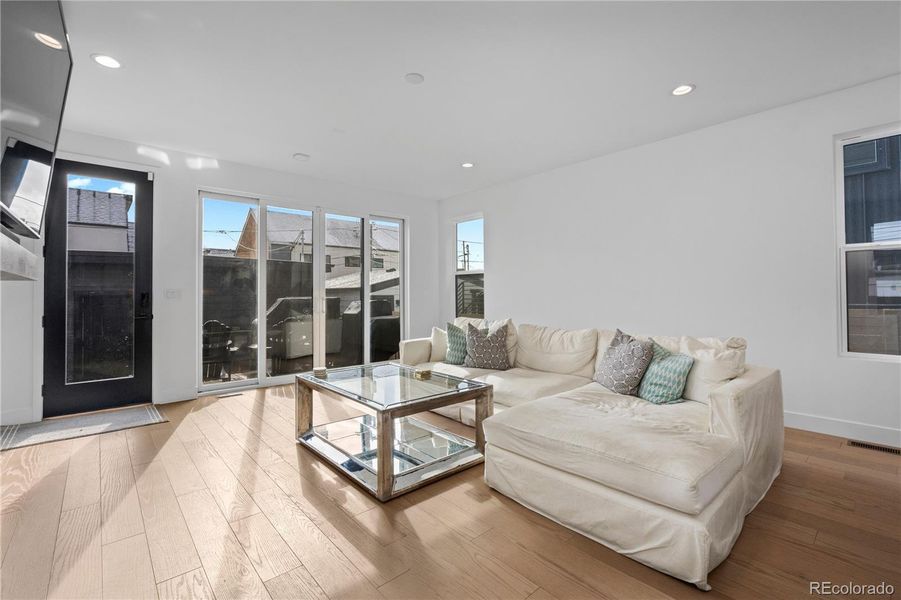 Furnished interior view inside a new home in , Denver (Image 34).