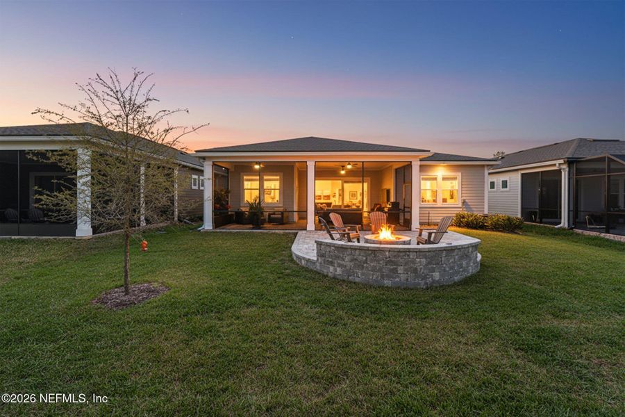 Exterior details and patio area of a home in RiverTown, St. Johns (Image 22).