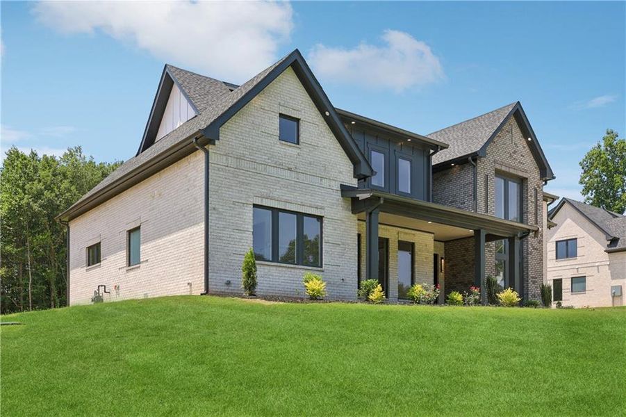 Exterior details and patio area of a home in , Braselton (Image 70).