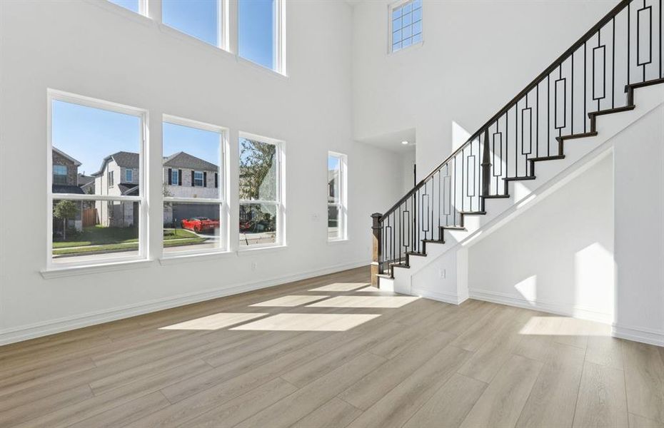 Beautiful staircase in gathering room Beautiful staircase in gathering room
