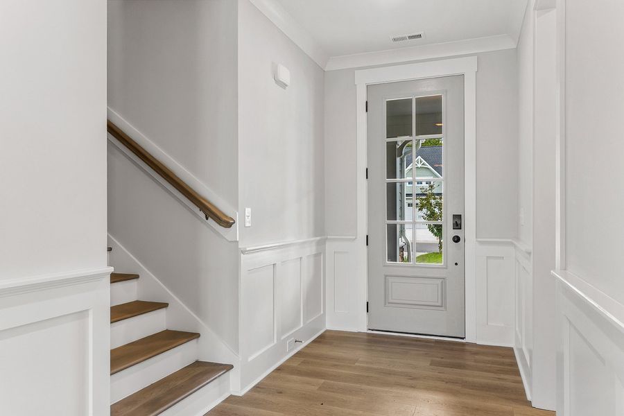 Representative unfurnished interior of a home built from the The Chandler by RobuckHomes in Windwater, Hampstead (Image 19).