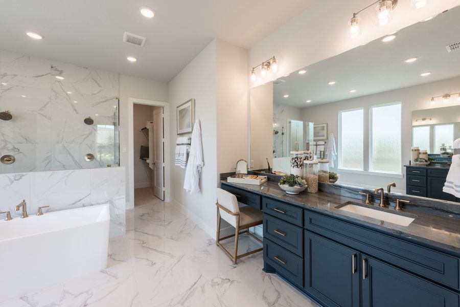 Furnished interior view inside a new home in Evergrove, Richmond (Image 21).