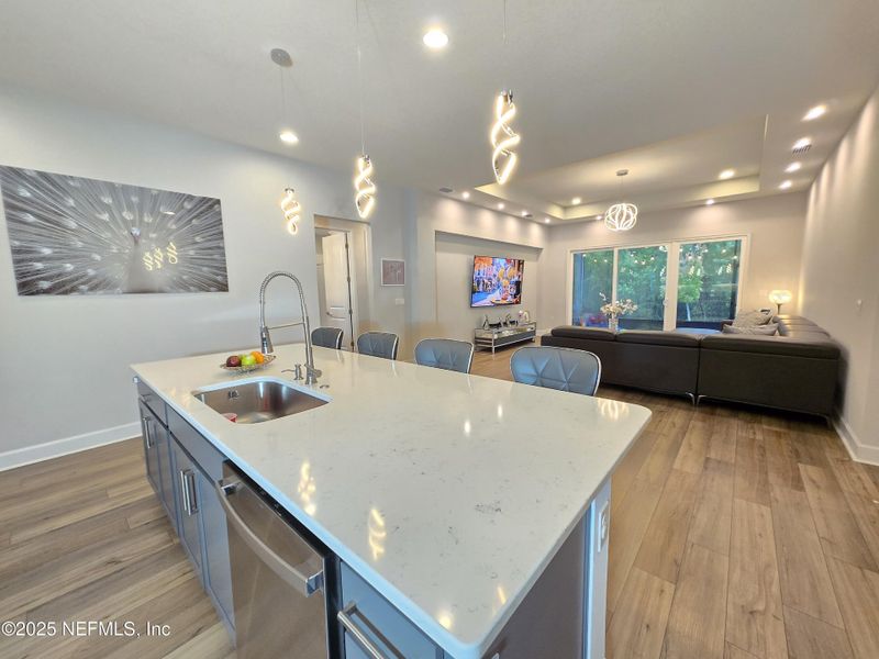 Furnished interior view inside a new home in Sandy Creek, St. Augustine (Image 18).