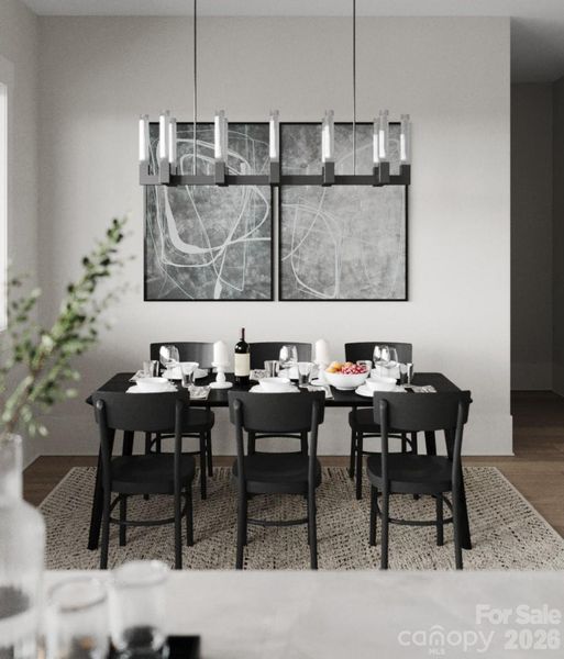 Furnished interior view inside a new home in , Arden (Image 12).