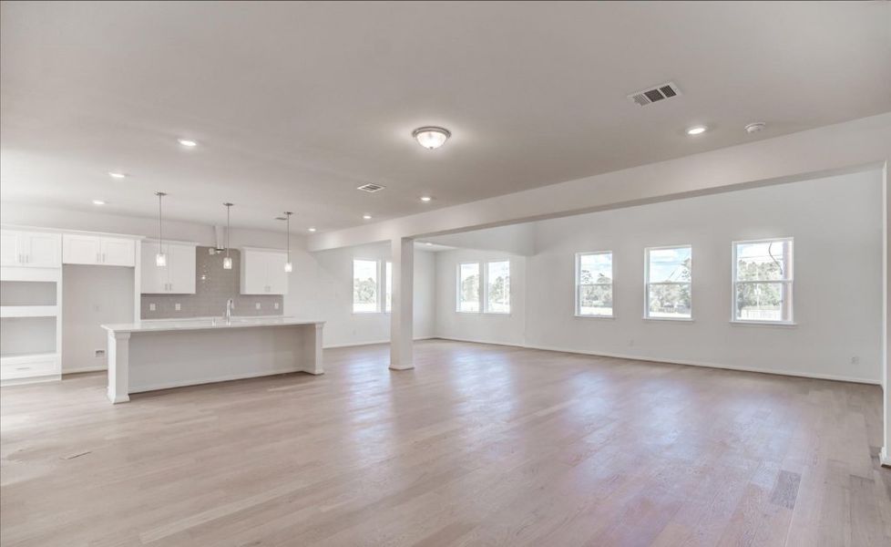 Representative unfurnished interior of a home built from the Breckenridge 3600 SH by Saratoga Homes in Townsen Landing, Humble (Image 5).