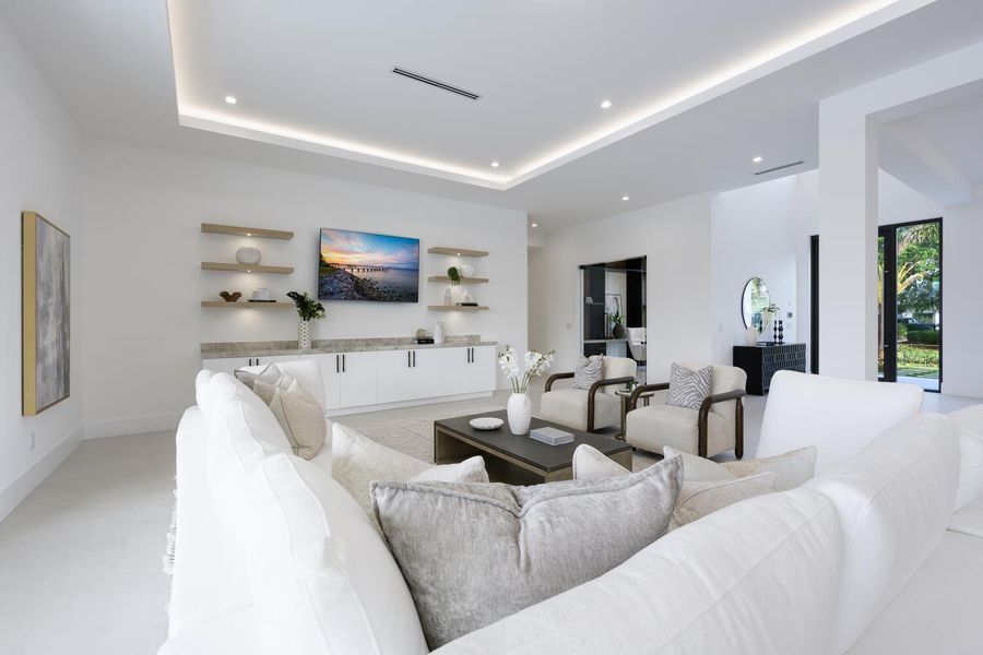 Furnished interior view inside a new home in , Palm Beach Gardens (Image 6).