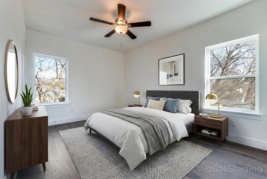 Furnished interior view inside a new home in , Dallas (Image 16).