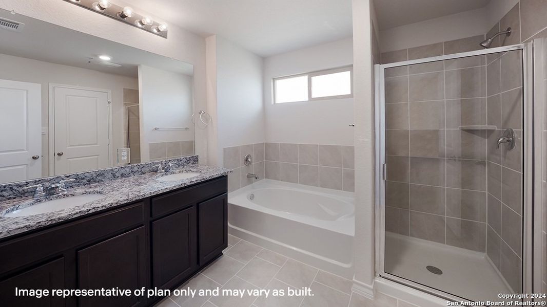 Furnished interior view inside a new home in Langdon, San Antonio (Image 8).