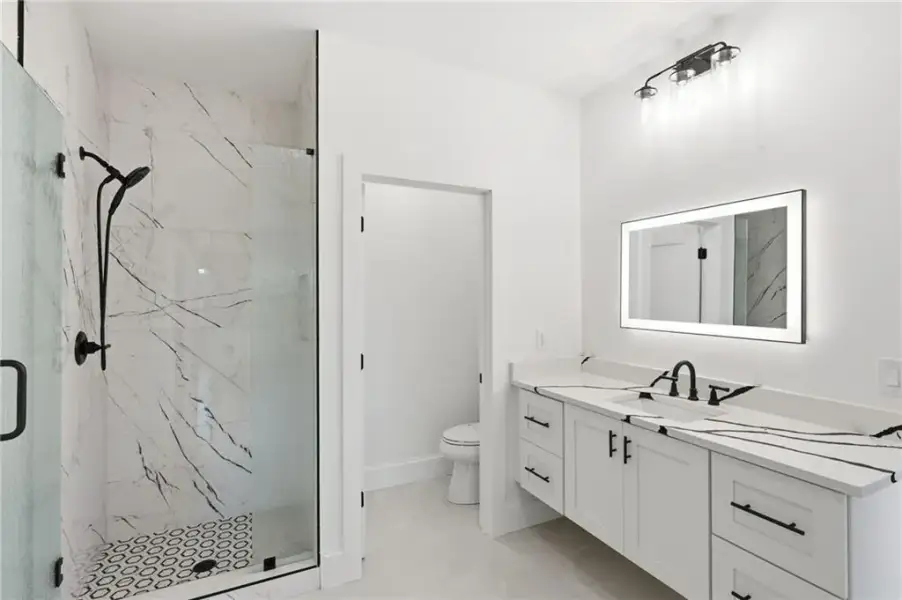 Furnished interior view inside a new home in , Cumming (Image 10).