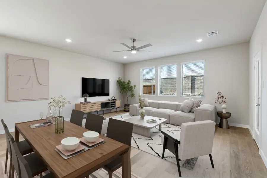 Living Room in the Holden home plan by Trophy Signature Homes – REPRESENTATIVE PHOTO