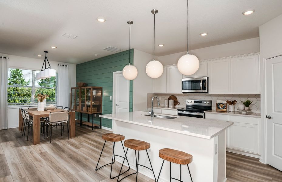Furnished interior view inside a new home in Del Webb Stone Creek, Ocala (Image 7).