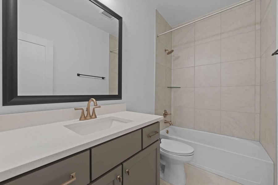 Furnished interior view inside a new home in The Woodlands Hills, Willis (Image 7).