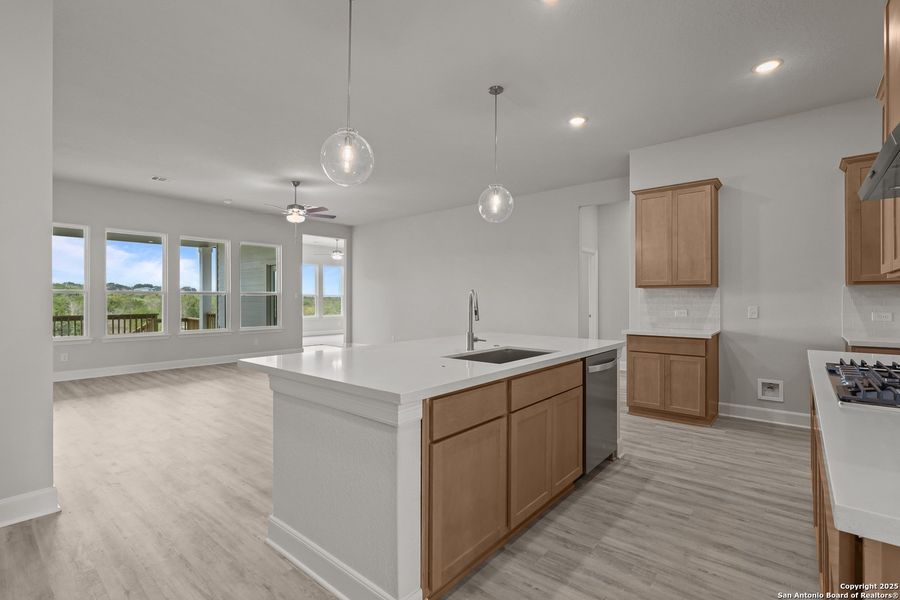 Furnished interior view inside a new home in Homestead, Schertz (Image 12).