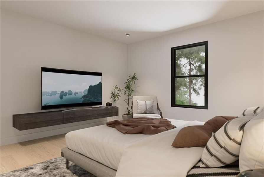 Furnished interior view inside a new home in , Sugar Hill (Image 37).