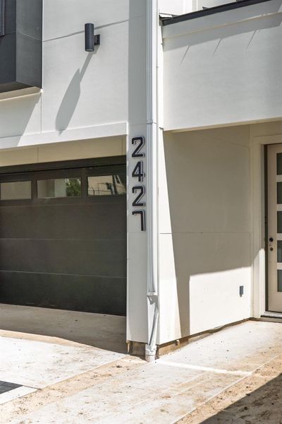 Exterior details and patio area of a home in , Houston (Image 3).