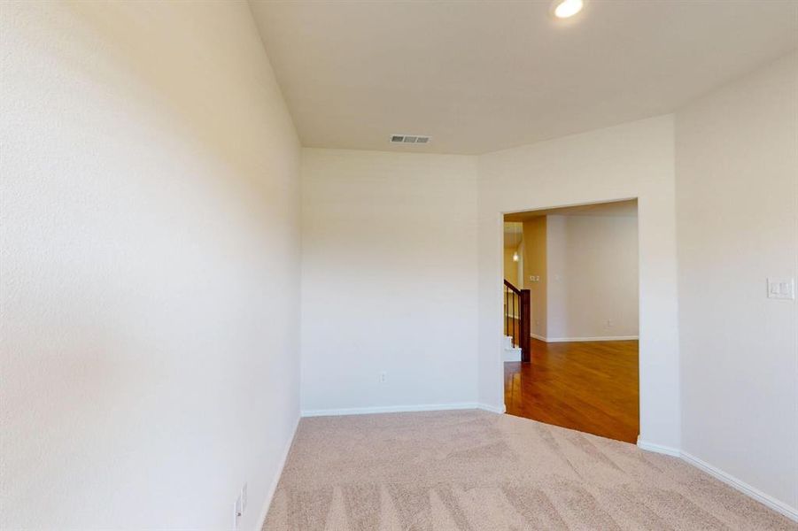 Spacious, unfurnished interior of a new home in The Preserve, Justin (Image 23).