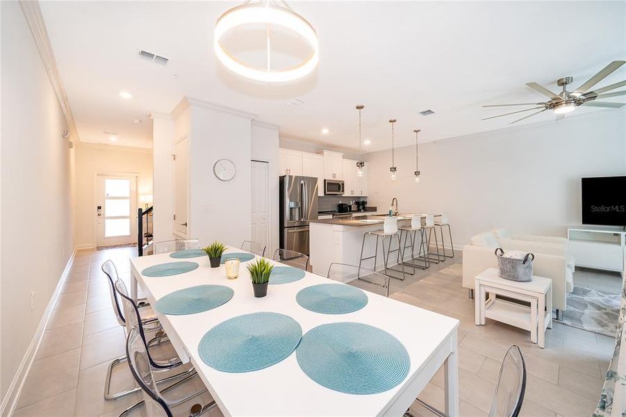 Furnished interior view inside a new home in , Kissimmee (Image 9).