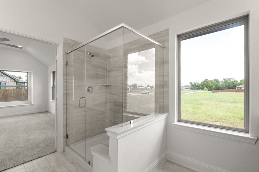 Furnished interior view inside a new home in Keeneland, Aubrey (Image 12).