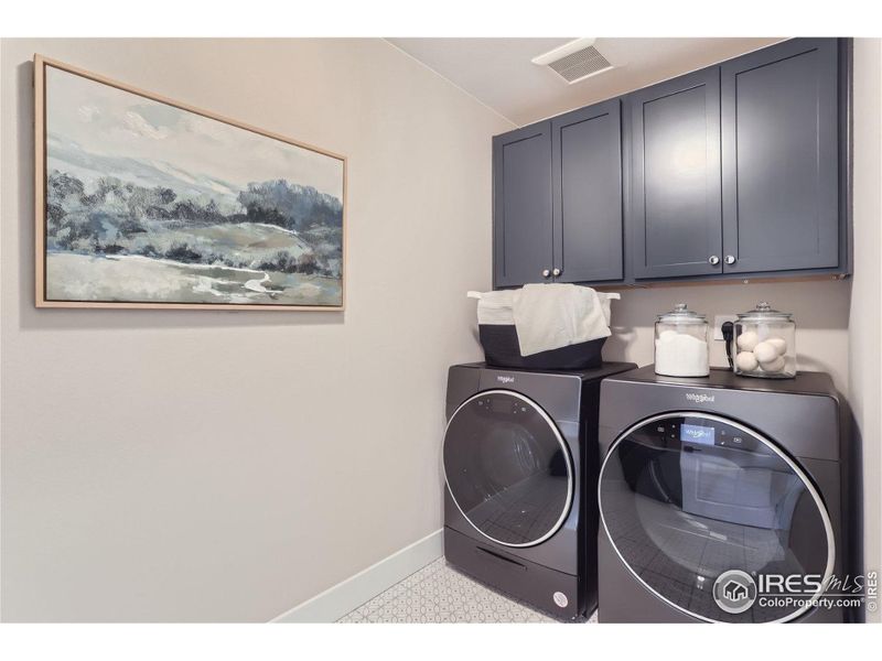 large laundry room, upper level