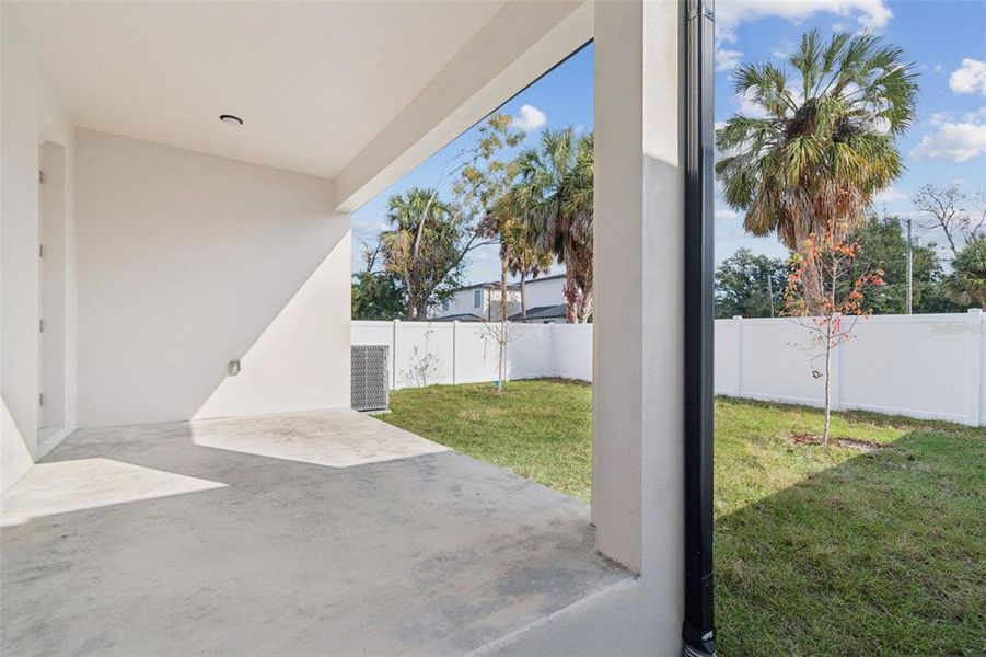 Exterior details and patio area of a home in , Tampa (Image 26).