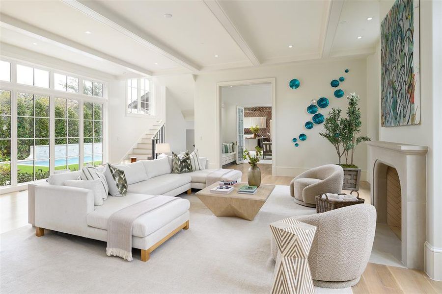 Furnished interior view inside a new home in , Highland Park (Image 13).