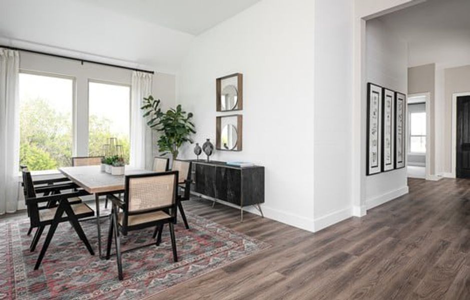 Furnished interior view inside a new home in Inspiration Collection at Bridgewater, Midlothian (Image 4).