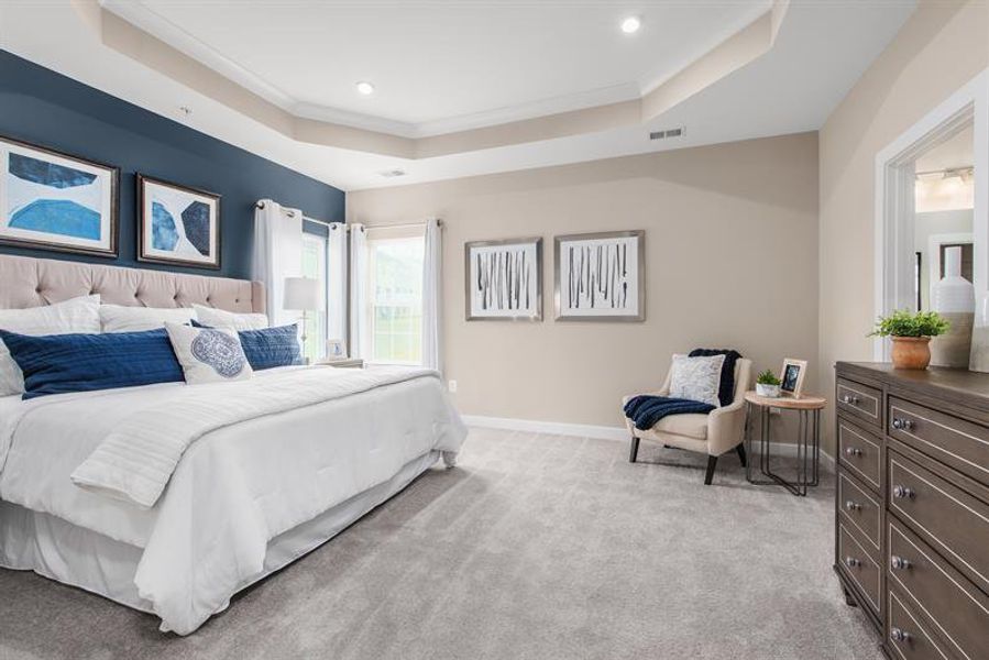 Representative furnished interior of a home built from the Ernest Hemingway by Ryan Homes in Fost, Moyock (Image 11).